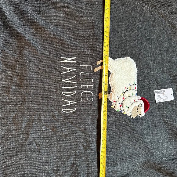 Woman's Christmas Sweater "Fleece Naidad" XL - Picture 4 of 6